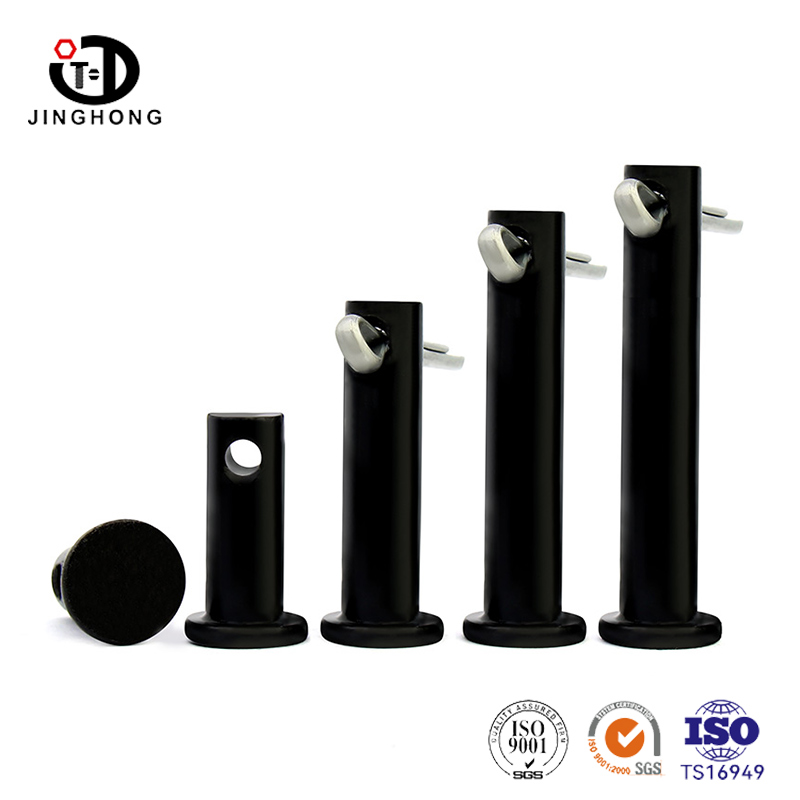 검정색 플랫 헤드 클레비스 핀